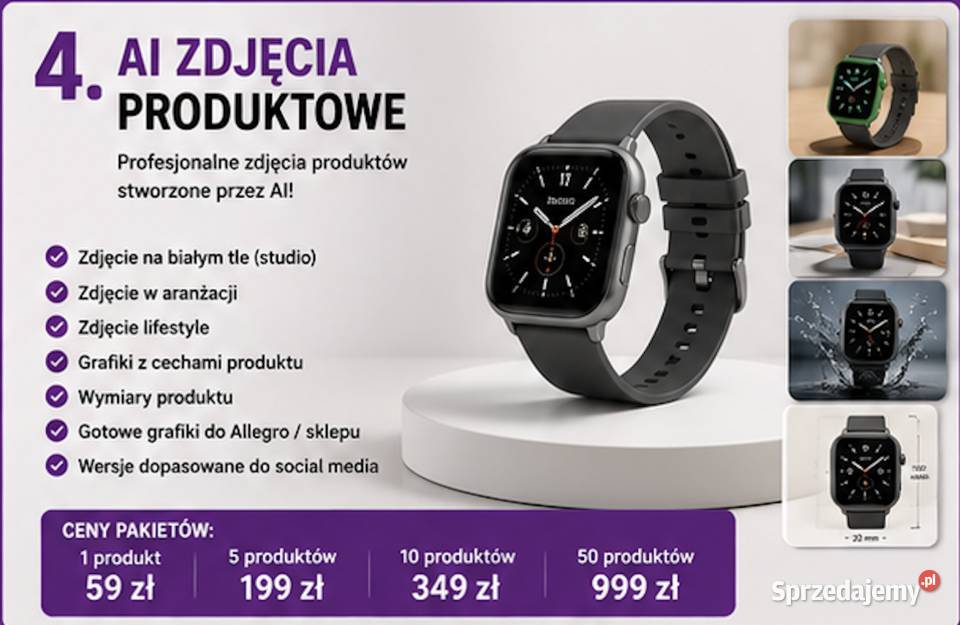 AI Zdjęcia Produktowe Profesjonalne Grafiki do Siedlce sprzedam