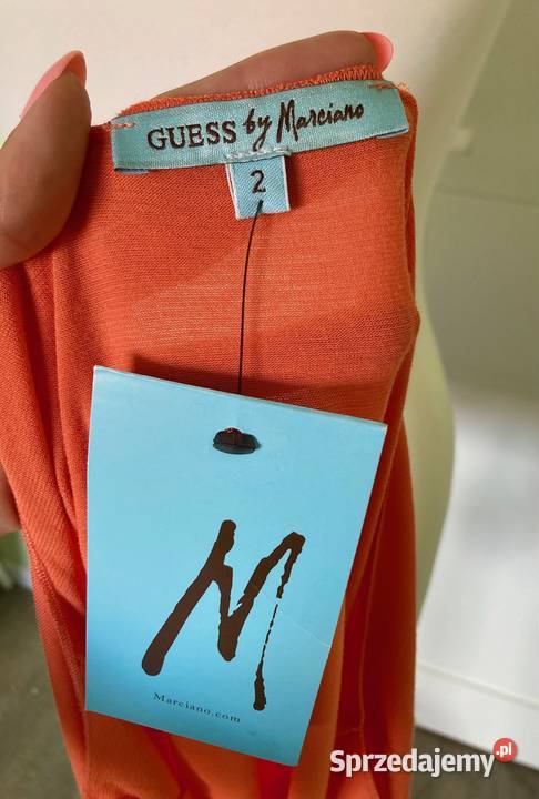 Nowy top bluzka pomarańczowy Guess by Marciano pomarańczowy Nisko sprzedam