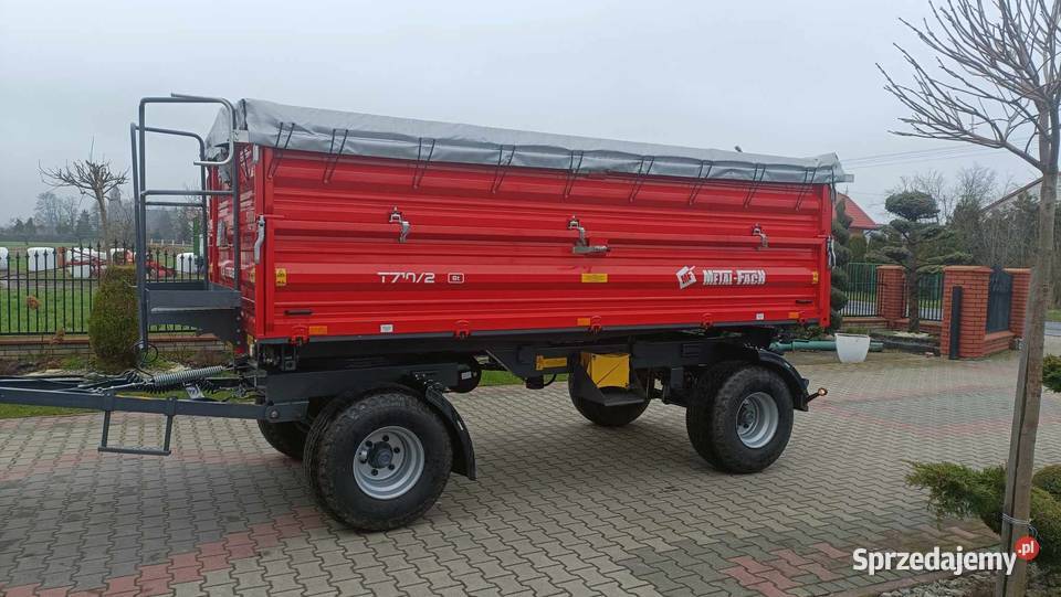 Przyczepa Metal Fach T7102 prawie nowa 2023 8