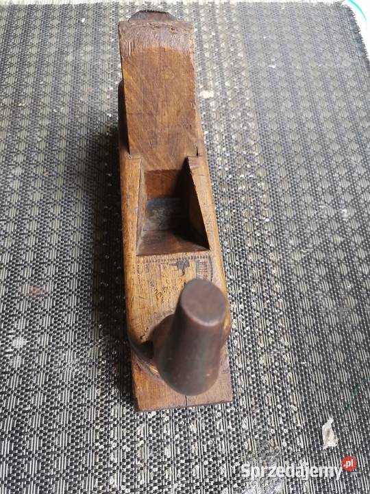 Zabytkowy strug hebel drewniany Art Deco Kraków