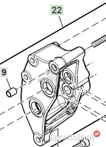 John Deere 6115R Obudowa Przekładni Napinacza Jastrzębniki sprzedam