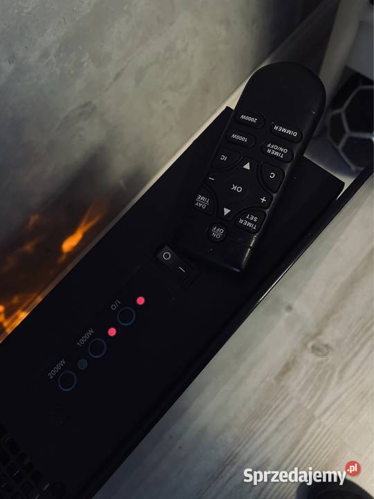 Kominek elektryczny z funkcja grzania komin Chełm