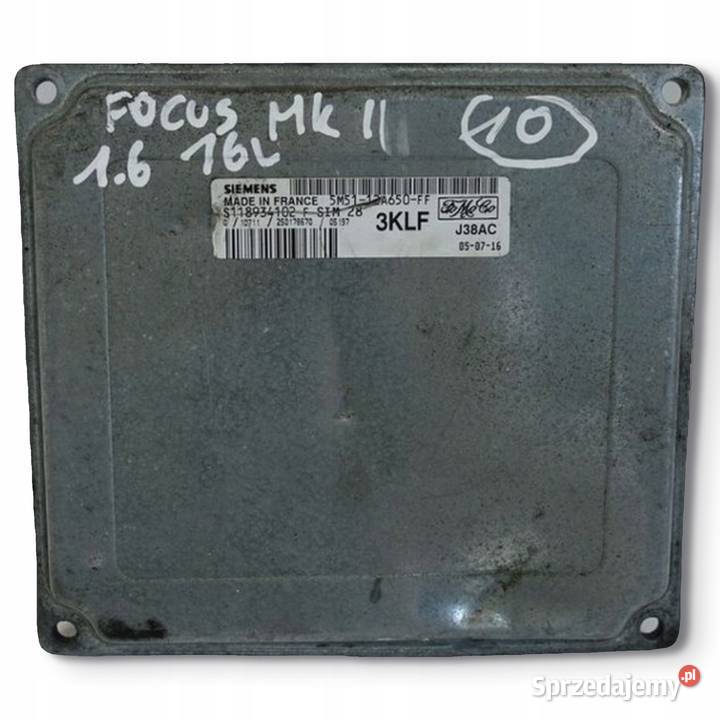 KOMPUTER Ford Focus MK2 II 16 16V SILNIKA Komputery lubelskie Chełm