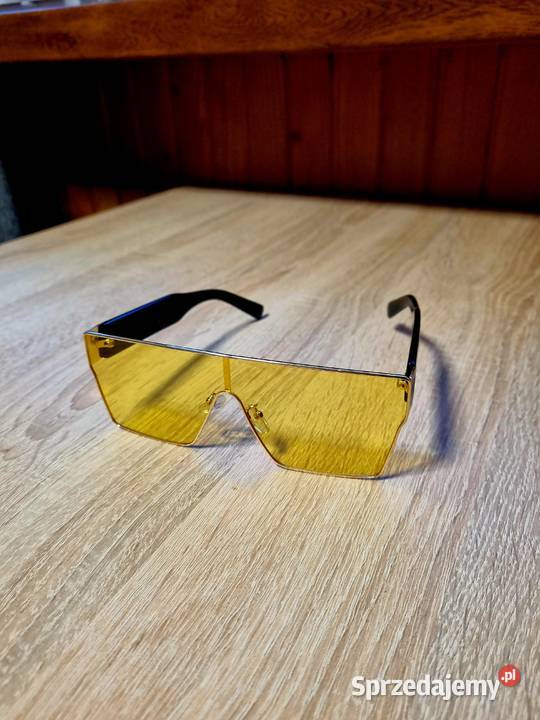 Piękne męskie okulary unisex nowość 2026 duże lubelskie