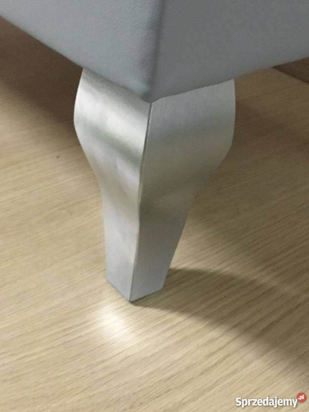 Szara elegancka pikowana Pufa kufer glamour Warszawa