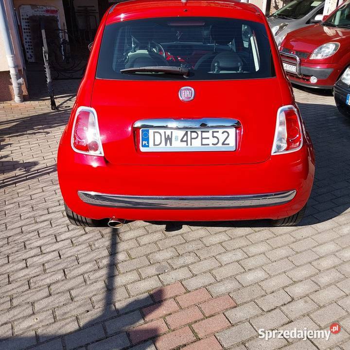 Fiat 500 12 benzyna automat isofix dolnośląskie Łagów