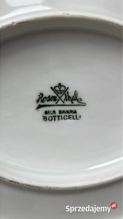 Sosjerka Rosenthal Selb Bavaria Botticelli Syg z Porcelana i szkło pomorskie