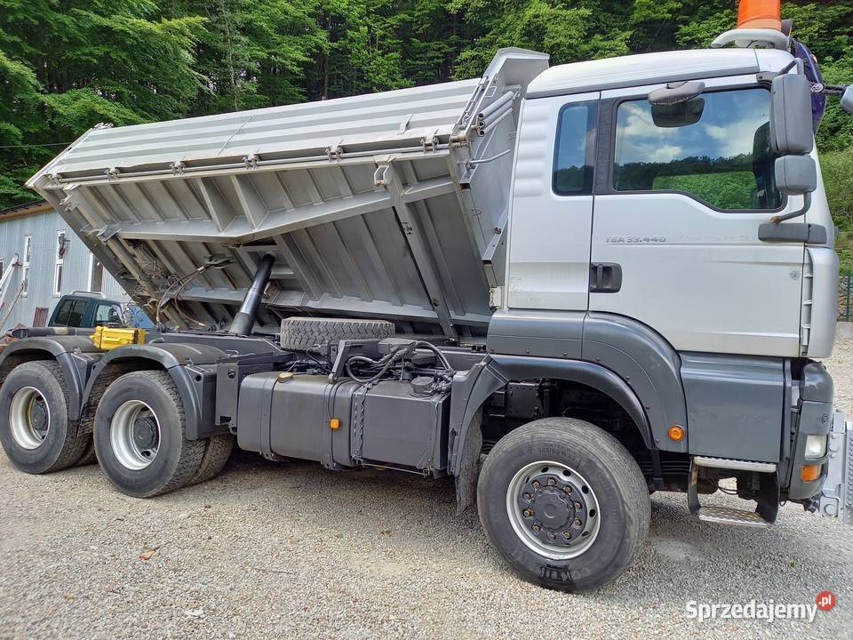 MAN TGA 33440 samochód ciężarowy 6x6 wywrotka małopolskie Nowy Sącz