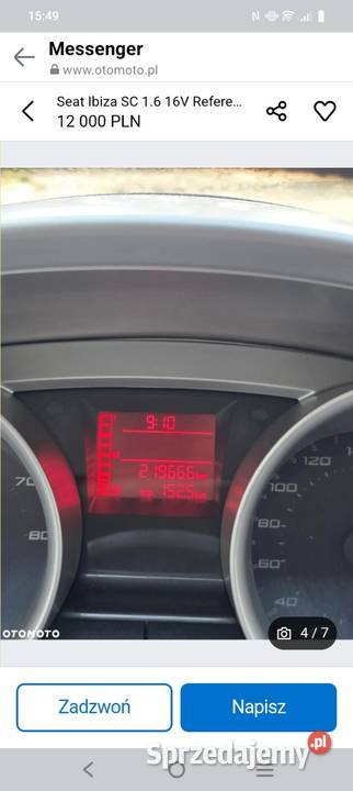 Sprzedam Seata Ibizę 105KM śląskie Jastrzębie-Zdrój sprzedam