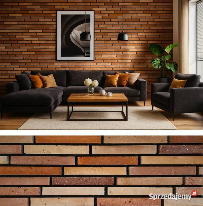 Płytki dekoracyjne z cegły Loft Slim Warszawa