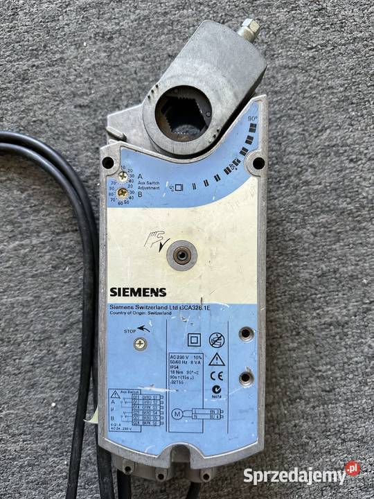 Siłownik obrotowy ze sprężyną GCA3261E Siemens łódzkie Łódź