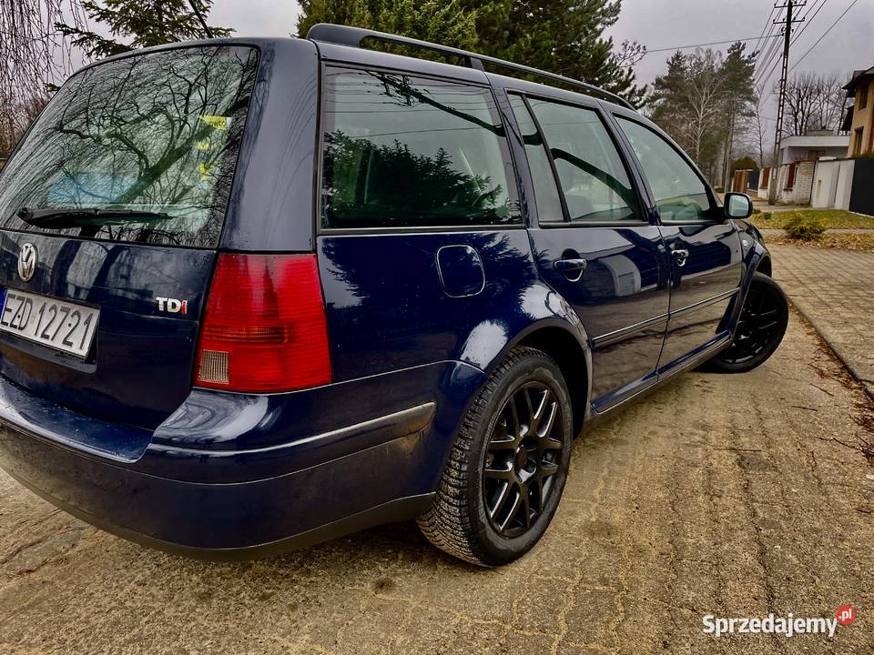 ŚlicznyVolkswagenGolfIV2003rLiftKombi19GTD110Koni elektryczne szyby łódzkie Zduńska Wola