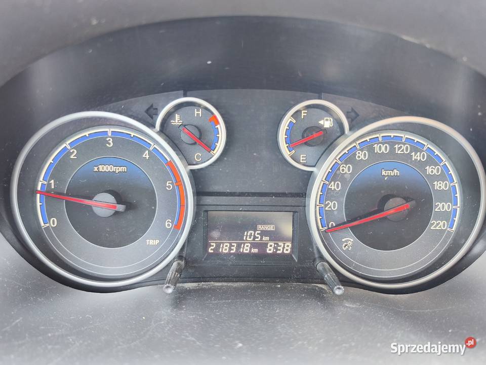 Fiat Sedici 20 JTD 4x4 welurowa tapicerka Łódź