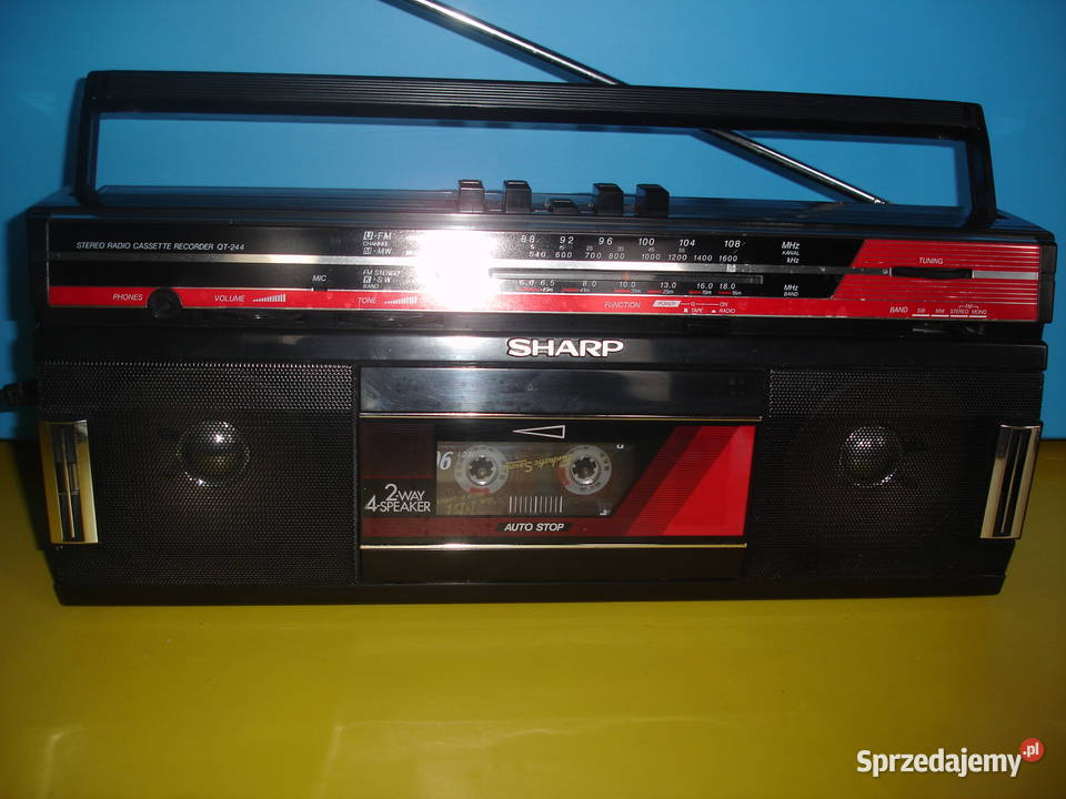 Radiomagnetofon SHARP QT244H Zielona Góra
