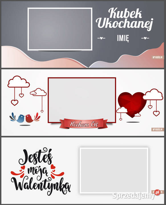 Foto Kubek projekty dvd 9 na Walentynki szablony sprzedam