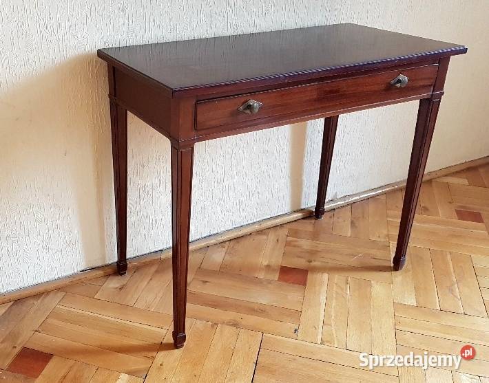 Mahoniowa konsola z szufladami