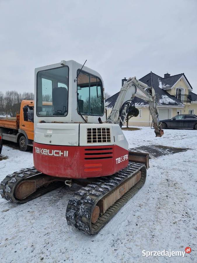 Koparka Minikoparka Takeuchi TB53FR z Niemiec Rok produkcji 2006 Zgorzelec