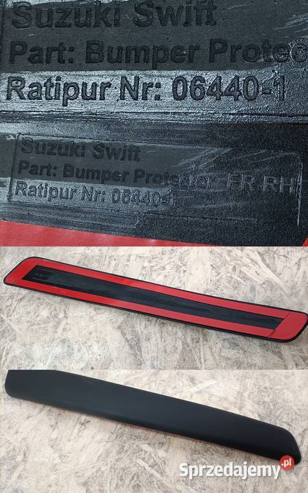 SUZUKI SWIFT 05 ZESTAW LISTW OCHRONNYCH ZDERZAKA Pleszew