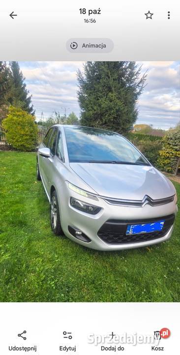 Citroen c4 picasso blue hdi ogranicznik prędkości dolnośląskie sprzedam