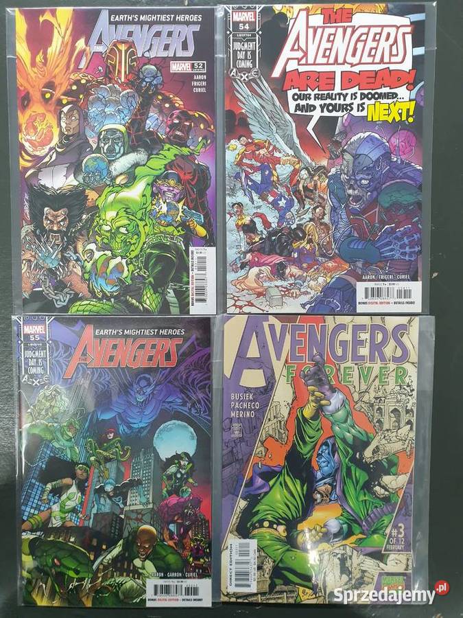 The Avengers zestaw 25 oryginalnych komiksów Superbohaterowie pomorskie Gdynia sprzedam