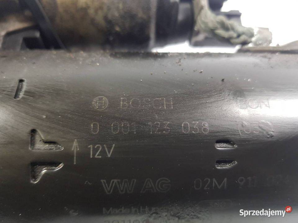 ROZRUSZNIK 02M911024 SUPERB II osobowe Lipno sprzedam