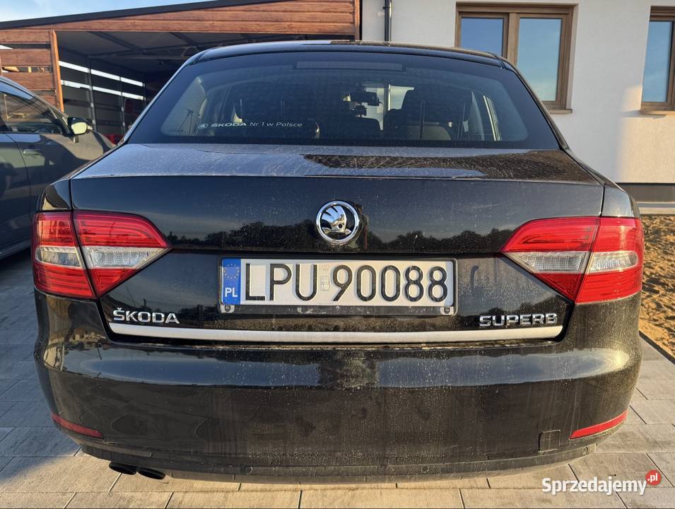 Skoda Superb 20 TDI 140 koni 2015 Zarejestrowany w Polsce lubelskie Lublin