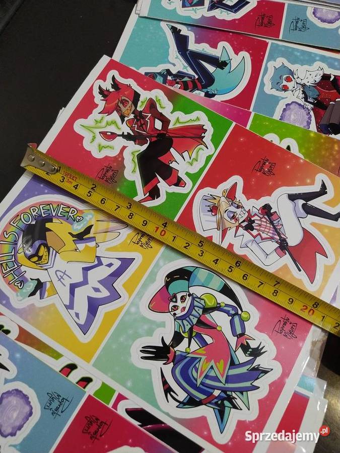 Naklejki anime duże zestaw Kraków sprzedam