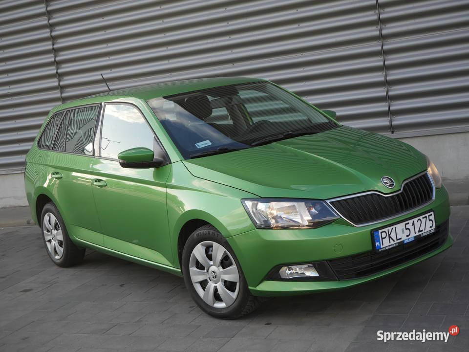 PIĘKNA Skoda FABIA III 14 TDI Zielone KOMBI Rok produkcji 2016 Gostynin