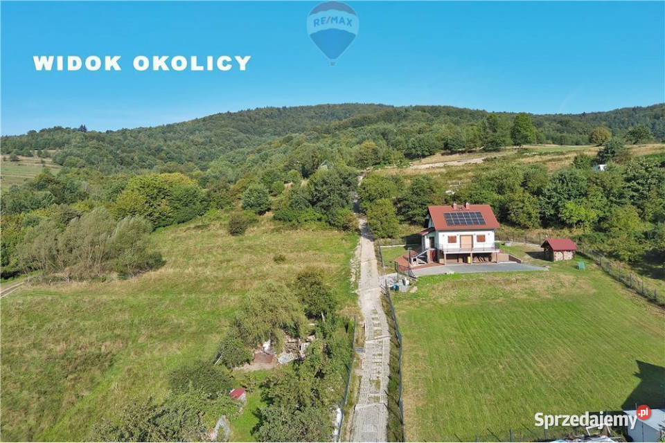 Wspaniała działka z widokiem na Zaporę w Tresnej utwardzona śląskie Czernichów