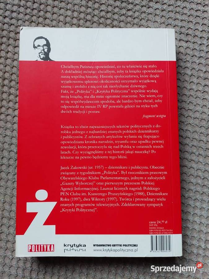 Nauczka Jacek Żakowski ISBN 9788361006039 Kraków