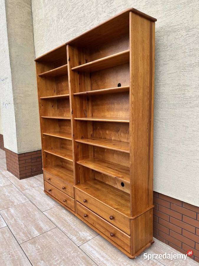 Regał na książki biblioteczka szafa sosnowa mazowieckie Garwolin