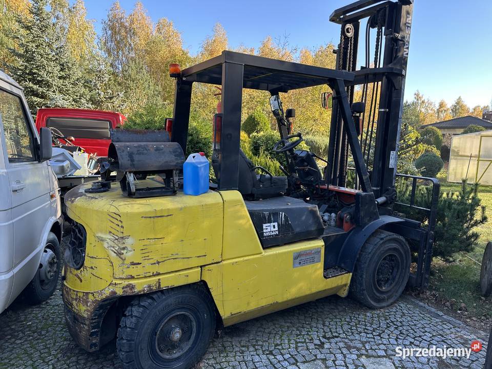 Mitsubishi Nissan 5t Wózki widłowe Białystok sprzedam