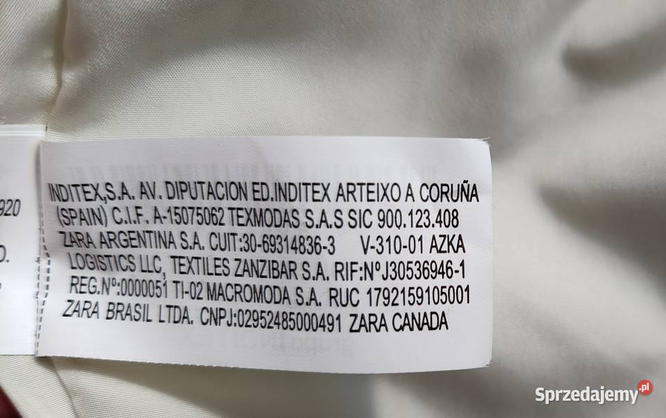 Kurtka ZARA młodzieżowa krótka z długim rękawem Warszawa sprzedam