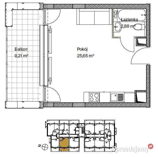 Mieszkanie 2885m2 2 pokoje Lublin własność lubelskie