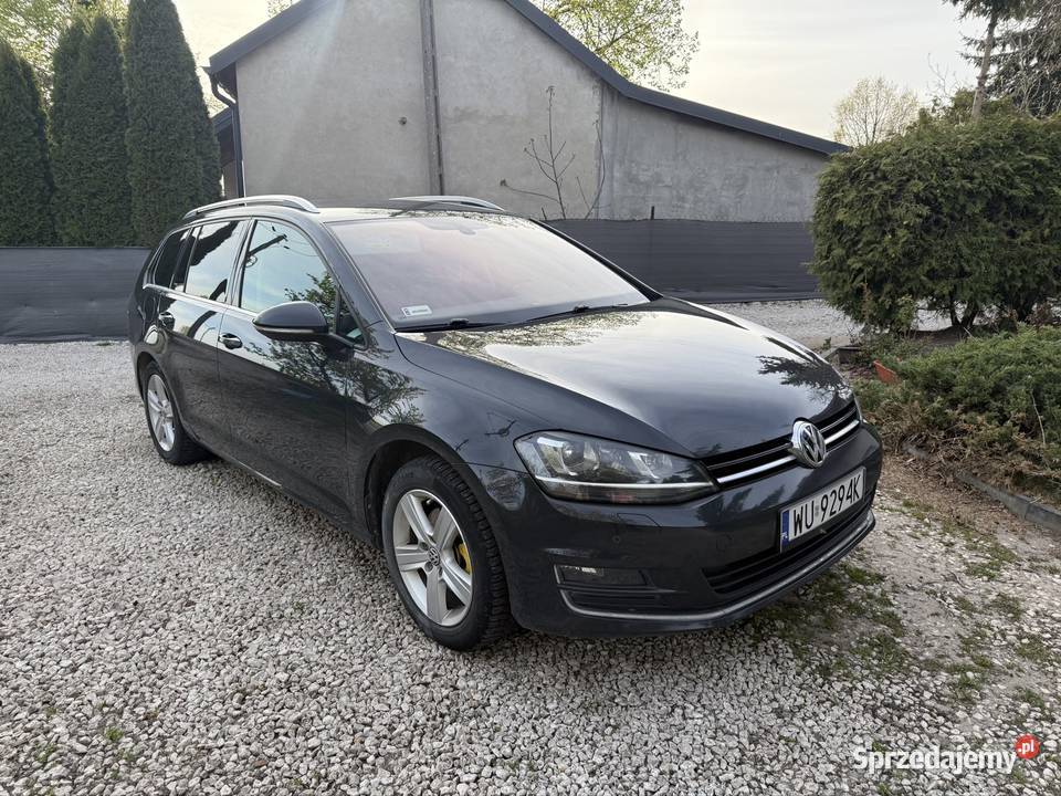 Volkswagen Golf VII Variant 20 TDI 150 DSG nieuszkodzony mazowieckie Borzęcin Duży