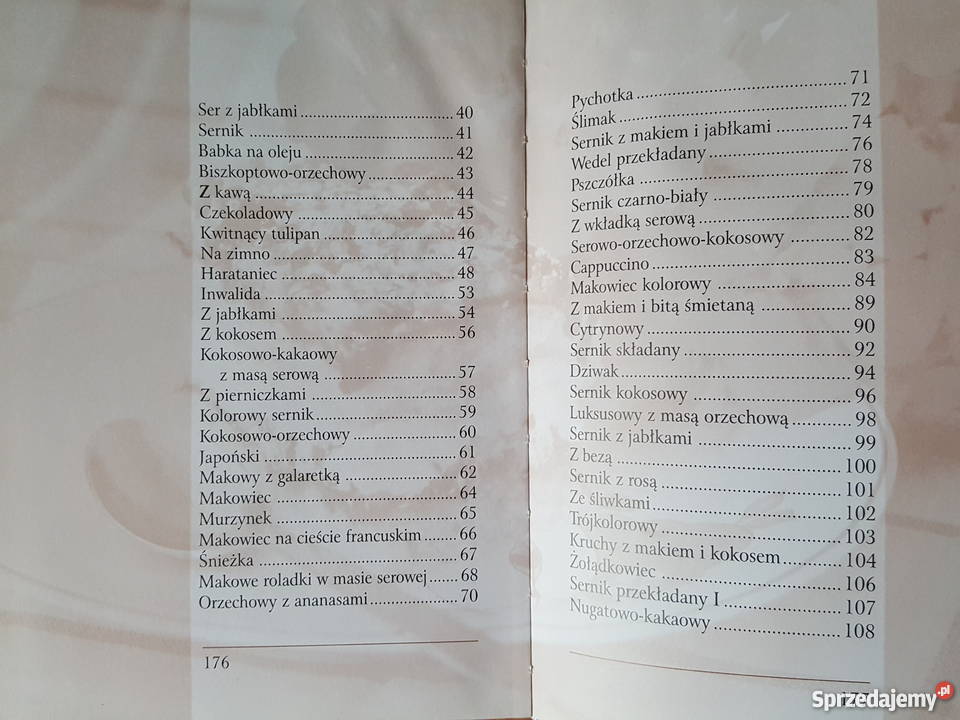 Książka kucharska przepisy 103 Ciasta Siostry Złotniki