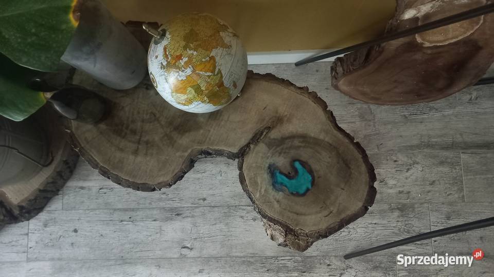 Stoliki kawowe z żywicą epoksydową ręcznie Warszawa