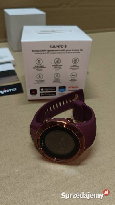 Smartwatch zegarek sportowy Suunto 5 Burgundy Unisex Olecko