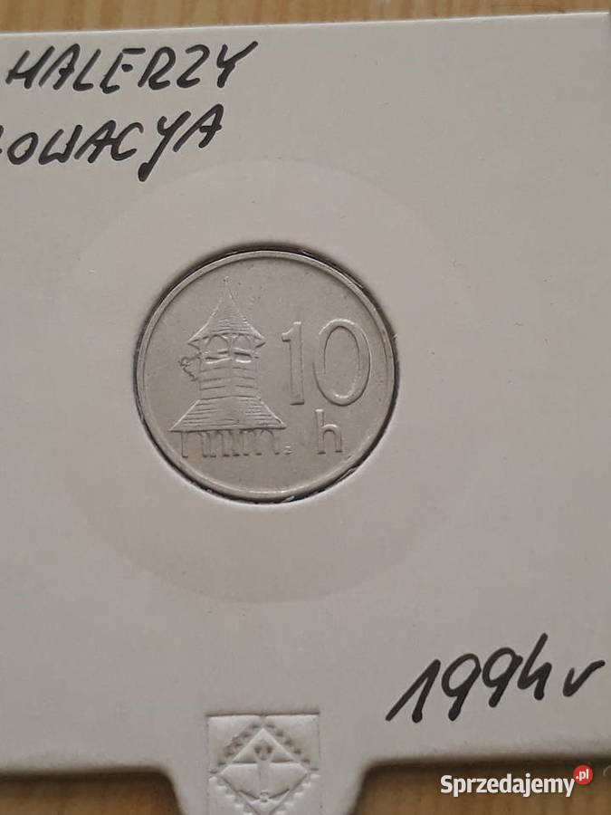 10 Halerzy Słowacja 1994 r wielkopolskie Konin