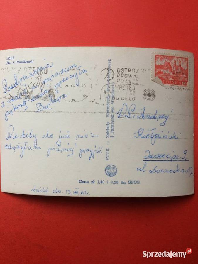 2320 Widokówka Łódź Antykwariat Szczecin