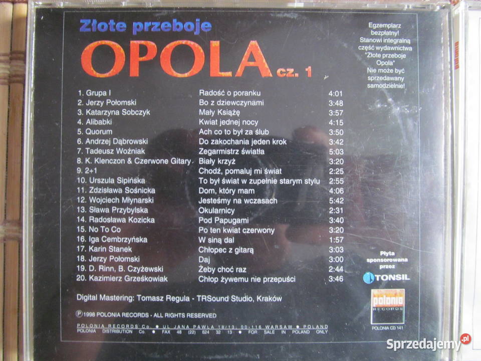 Złote przeboje opola vol 15 CD nowe Lublin sprzedam