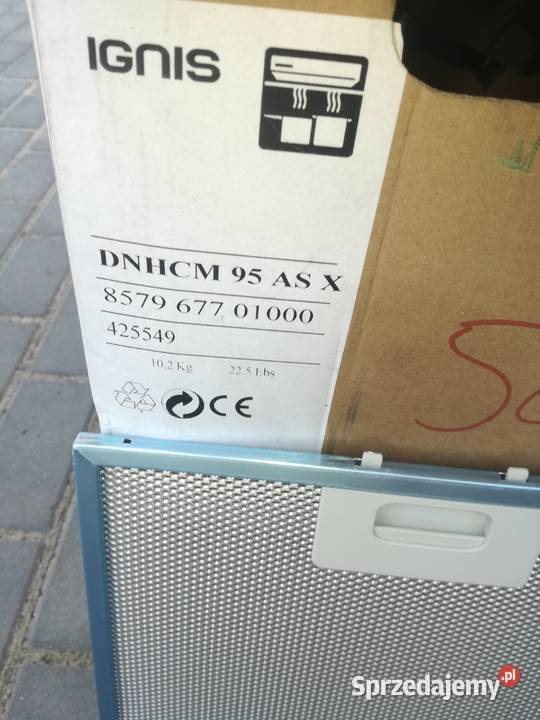 NOWY OKAP ŚCIENNY MOCNY WYDAJNOŚĆ WYWIEWU 550 kominowy wielkopolskie Ostrów Wielkopolski