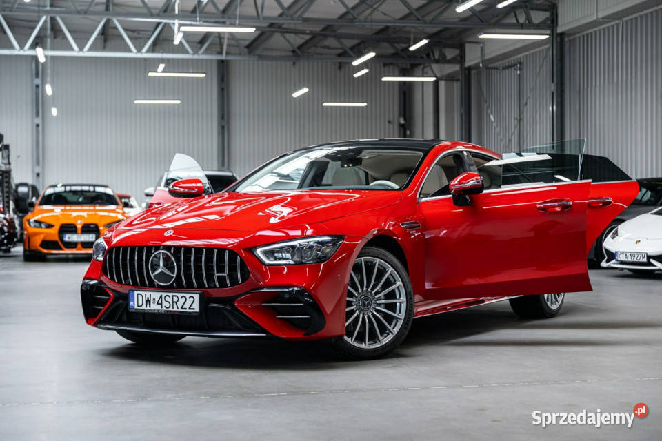 Mercedes AMG GT 53 AMG Salon Polska Bezwypadkowy lakier metallic małopolskie Węgrzce