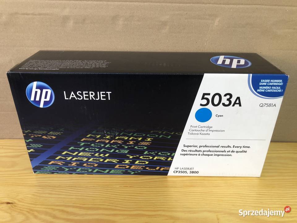 Toner HP 503A NOWY LaserJet 3800 3505 Cyan małopolskie Kraków