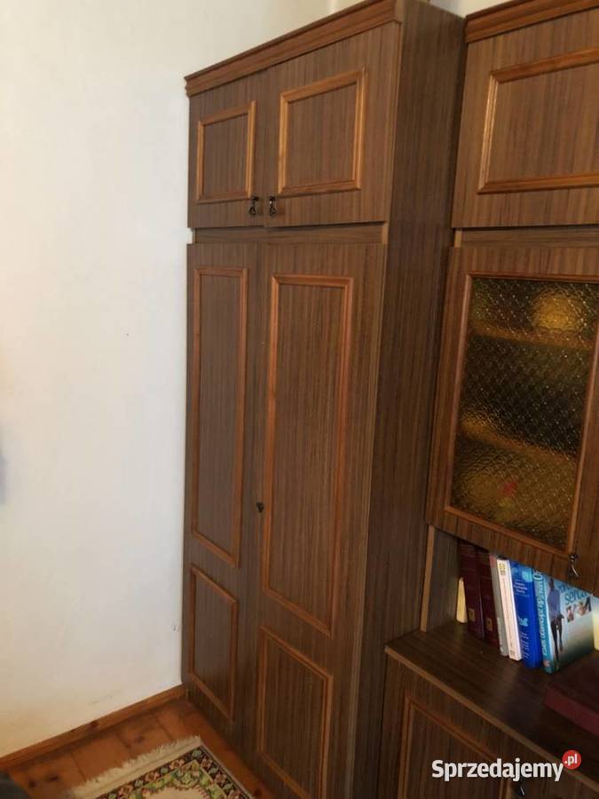 Meblościanka z czasów PRL Vintage pełną gębą Kalwaria Zebrzydowska