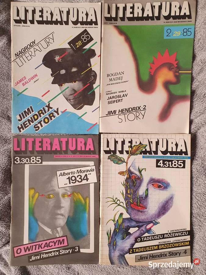Literatura zestaw 13 sztuk Jimi Hendrix Story pomorskie