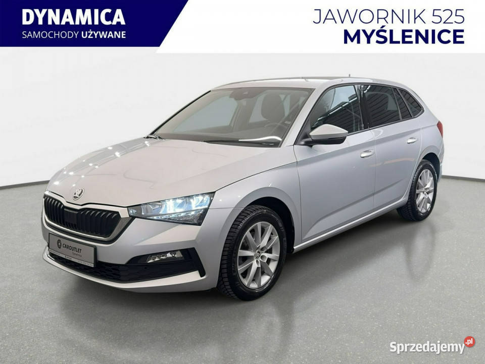 koda Scala VAT 23 Ambition 10TSI 110 M6 2022 r srebrny Myślenice