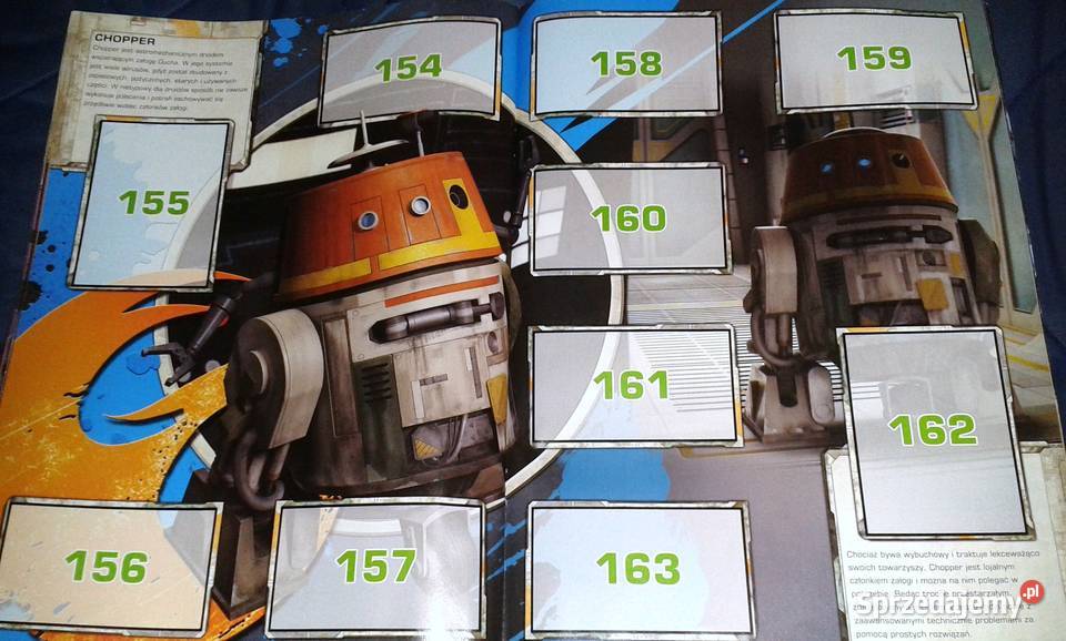 Star Wars Rebelianci Topps Album na naklejki Chełm sprzedam