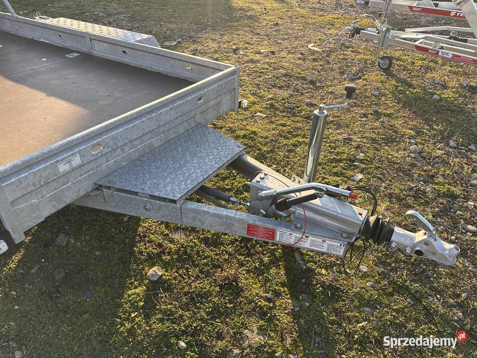 Przyczepa minikoparka BORO NIEWIADÓW 3500DMC Piła