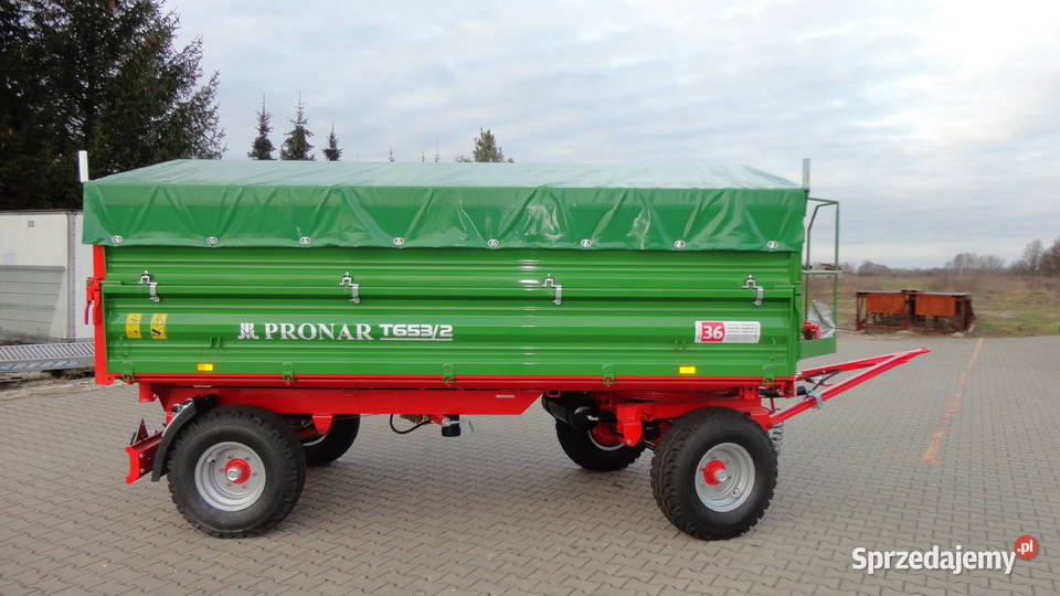Przyczepa rolnicza dwuosiowa Pronar T6532 6T Kozenin